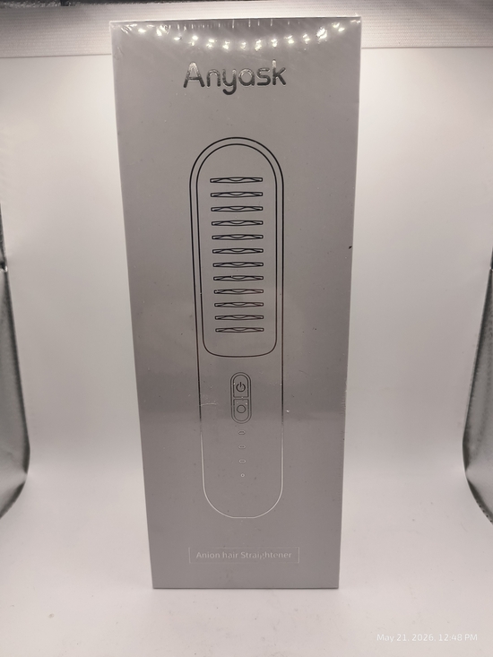 anyask Other - Anyask Anion Hair Straightener Cord Free Model #KD382S-Black Brand New Sealed